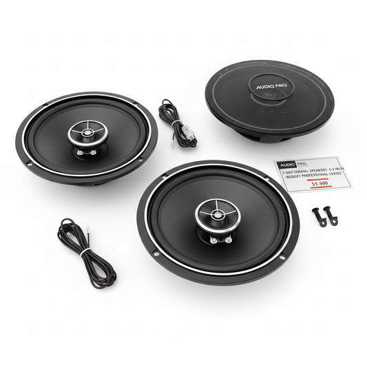 Budget 6.5-Inch 2-Way Car Speakers Pair