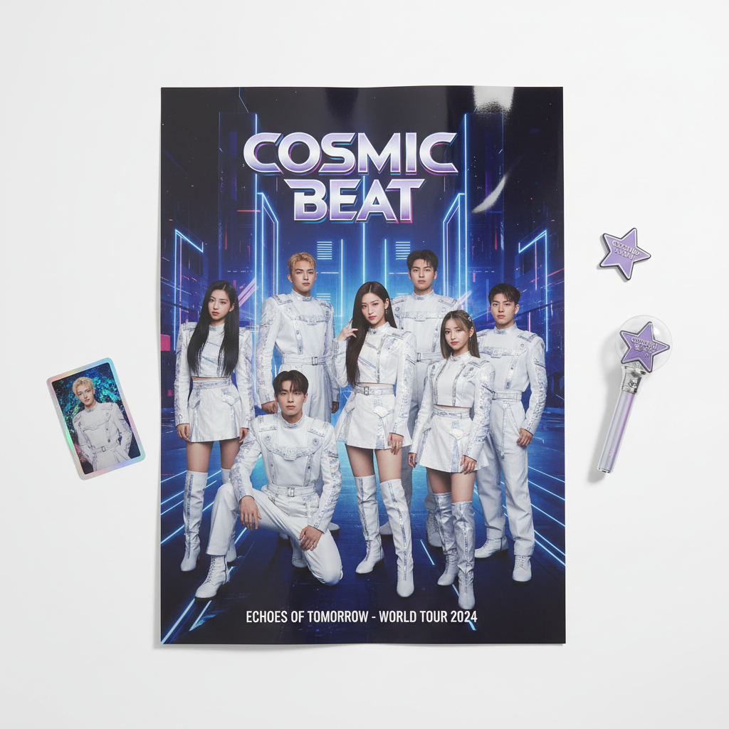Aespa Group Poster Flat Lay
