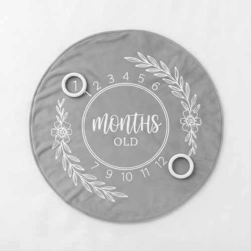 Baby Monthly Milestone Blanket
