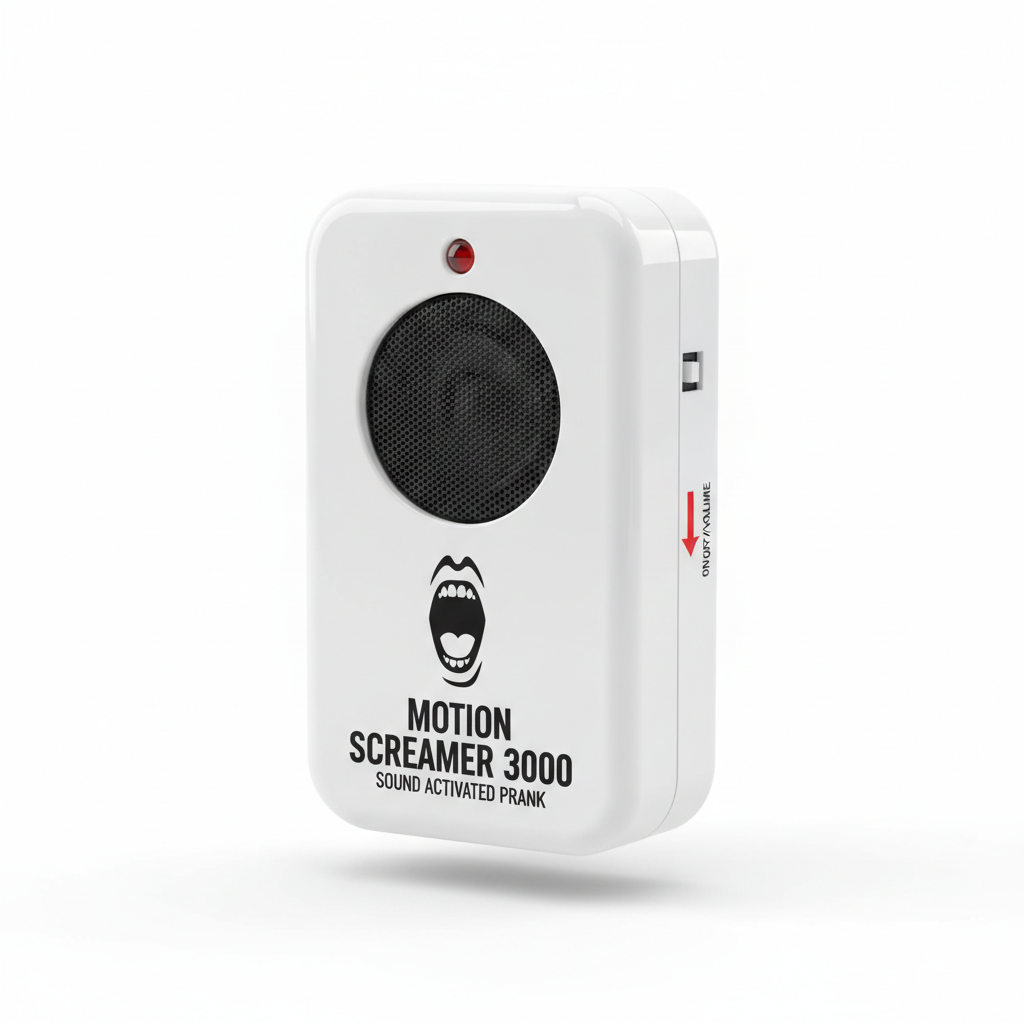 Motion Activated Screaming Prank Device