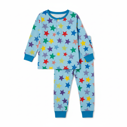 Kids' Star Print Pajama Set