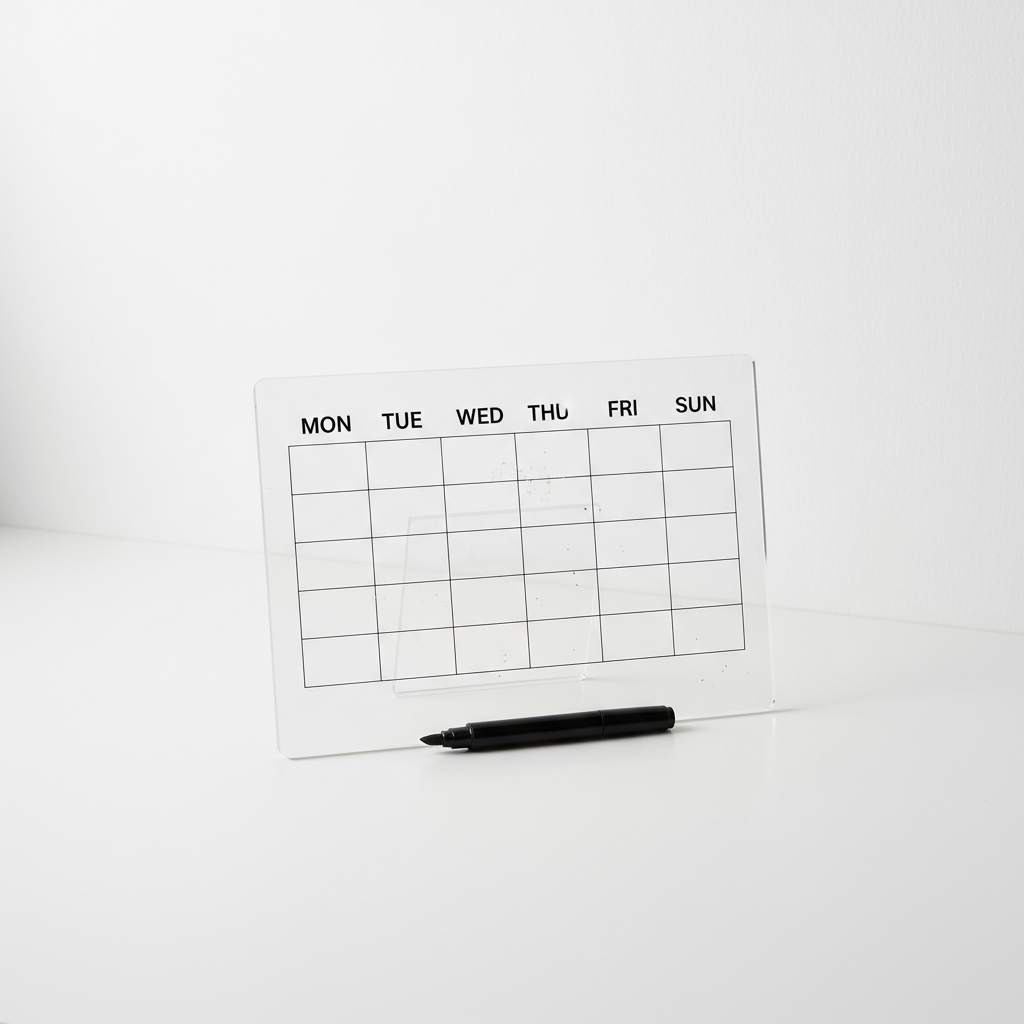 Desk Whiteboard Calendar