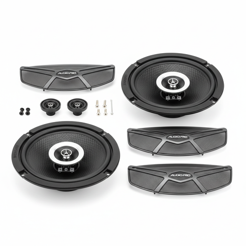 6.5-Inch 3-Way Coaxial Car Speakers Pair