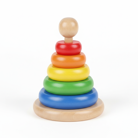Baby Wooden Stacking Rings Toy