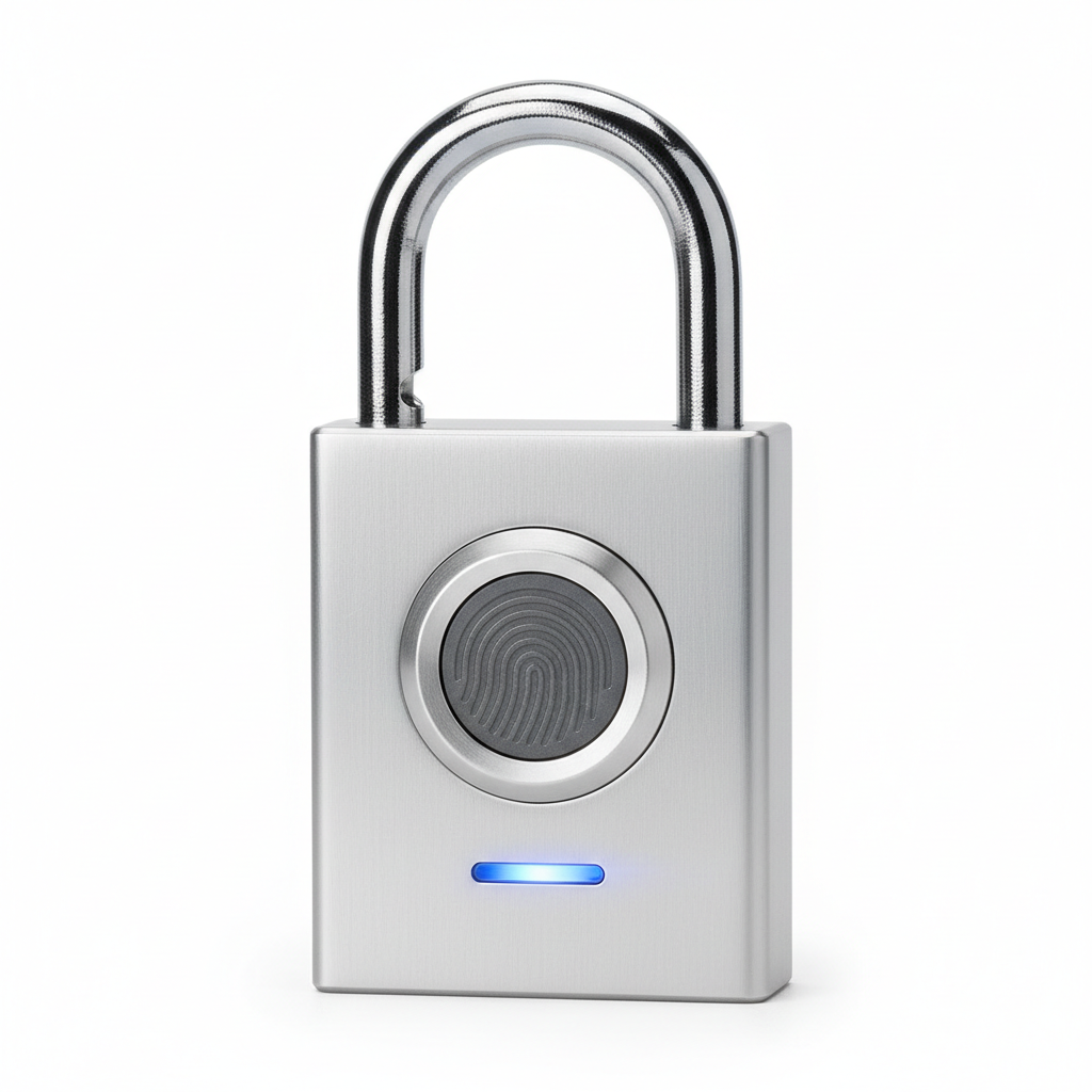 Fingerprint Padlock Detail