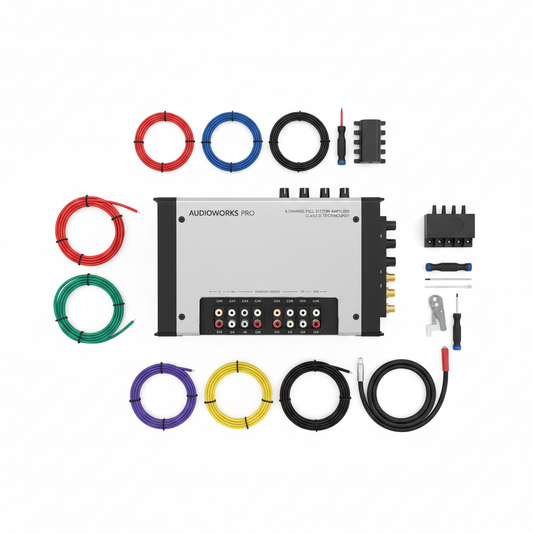 6-Channel Car Amplifier 1800W