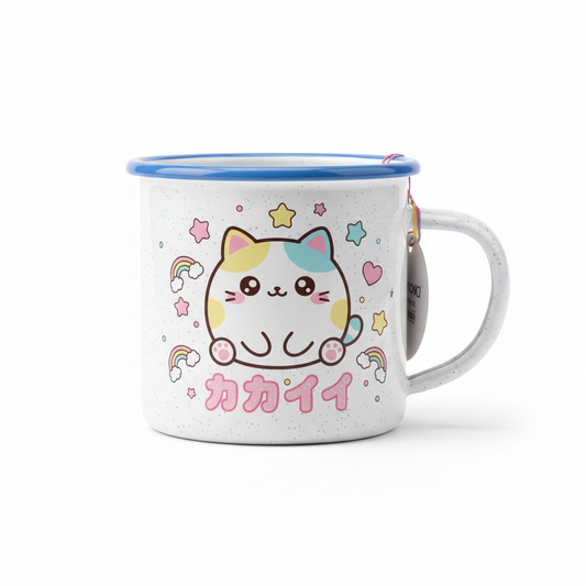 Kawaii Enamel Mug