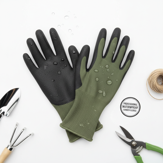 Waterproof Garden Gloves with Grip Coating