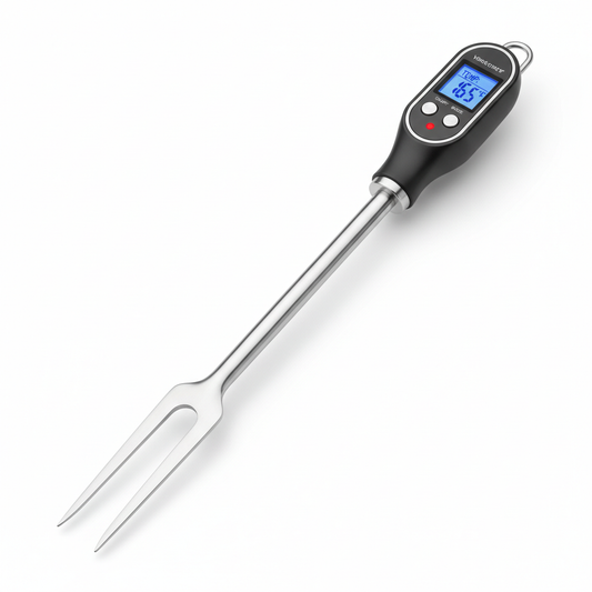 BBQ Fork with Built-In Thermometer