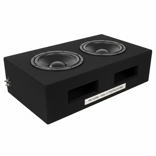 Dual 12-Inch Ported Subwoofer Enclosure