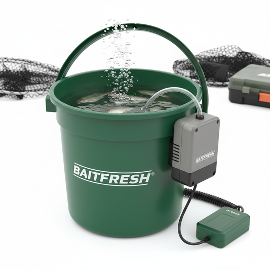 Fishing Bait Bucket with Aerator