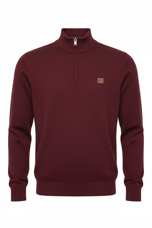 Men's Quarter-Zip Pullover Sweater