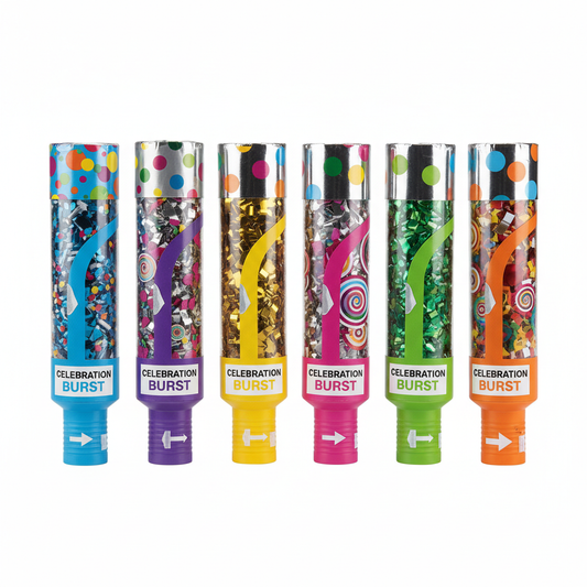 Party Confetti Cannon Set 6pc