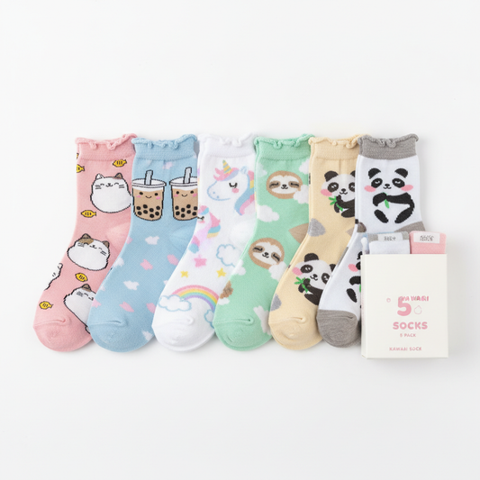 Kawaii Socks 5-Pack