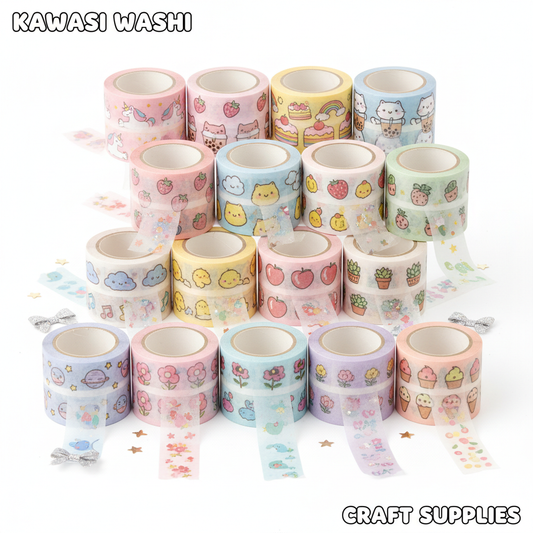 Kawaii Washi Tape Set