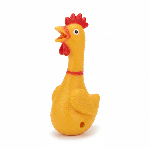 Classic Rubber Chicken Squeaky Toy