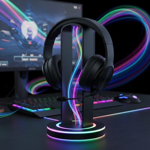 LED Gaming Headphone Stand