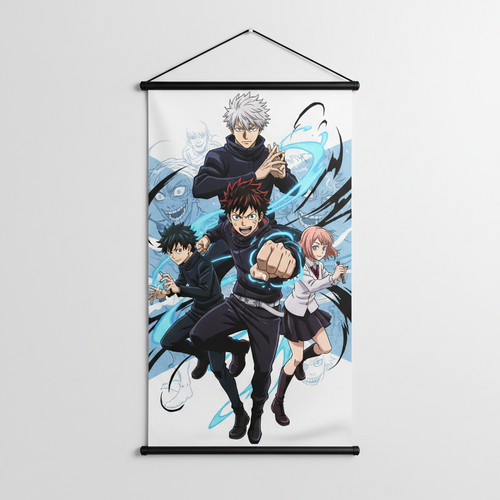 Jujutsu Kaisen Anime Wall Scroll Tapestry