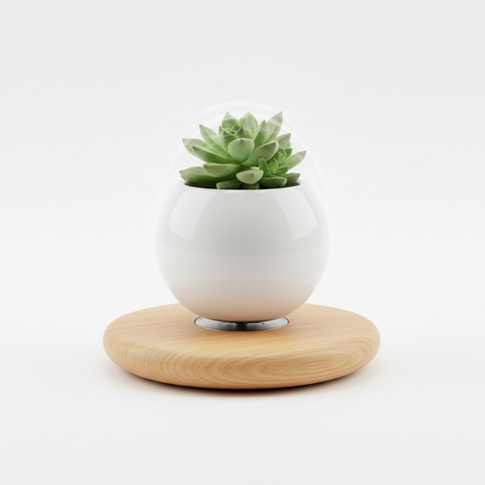 Magnetic Levitating Plant Pot