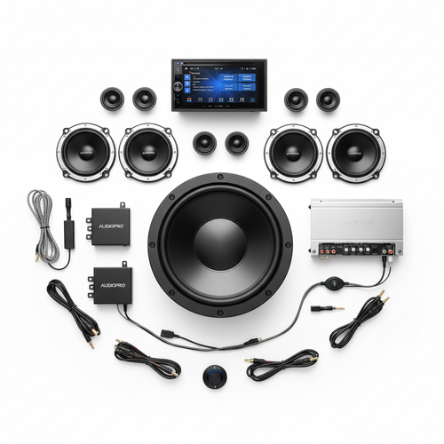 Complete Car Audio System Bundle