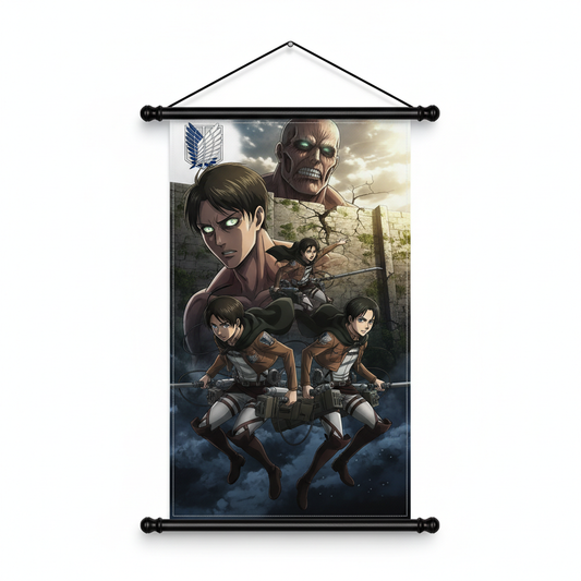 Attack on Titan Anime Wall Scroll Tapestry