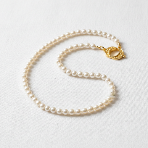 Aesthetic Pearl Choker Necklace
