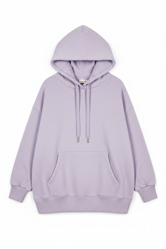 Women's Oversized Pastel Pullover Hoodie