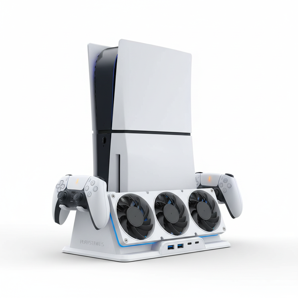 Cooling Fan Stand for PS5