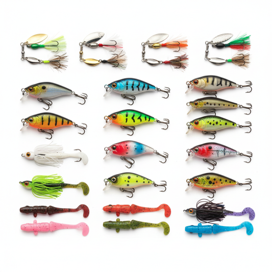 Fishing Lure Set 20pc Assorted