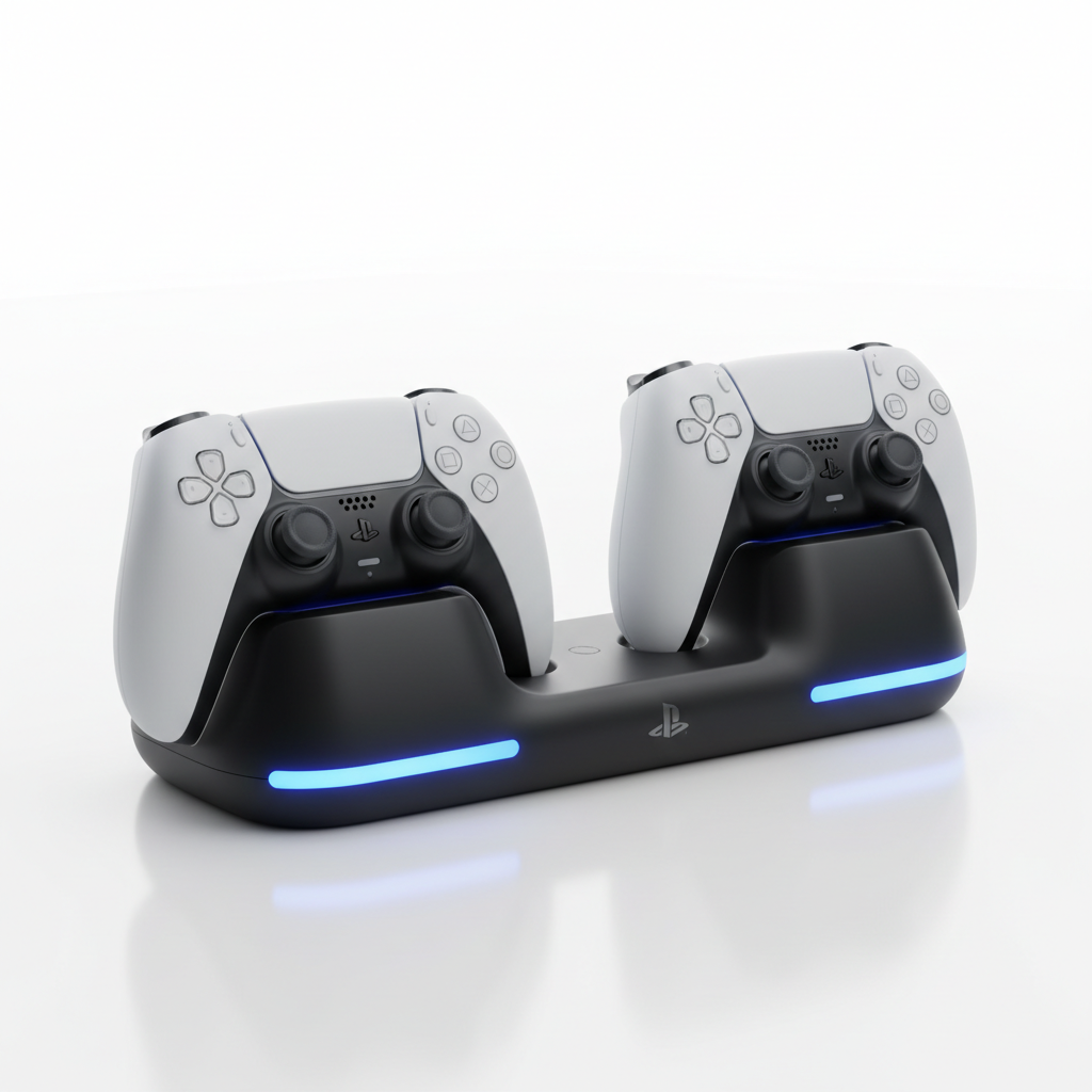 PS5 Controller Charging Station Dual