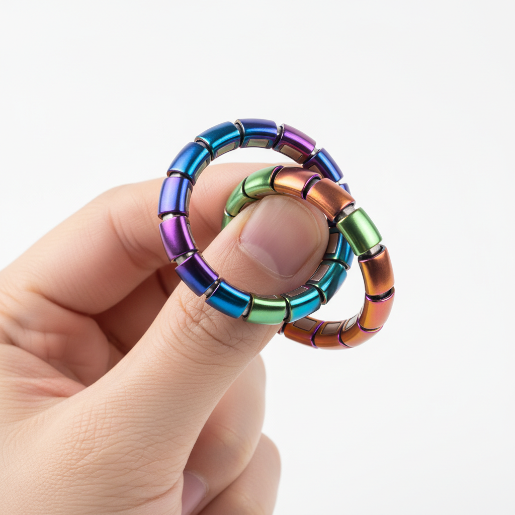 Fidget Rings In Hand