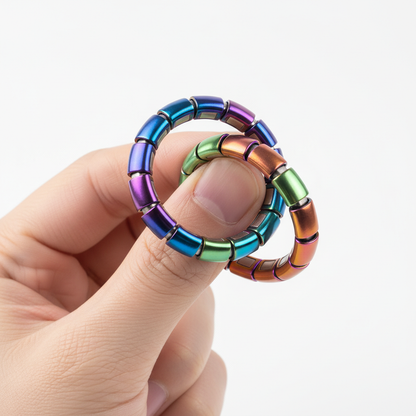 Fidget Rings In Hand