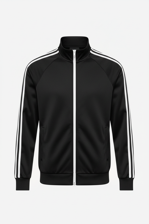 Men's Athletic Zip-Up Track Jacket