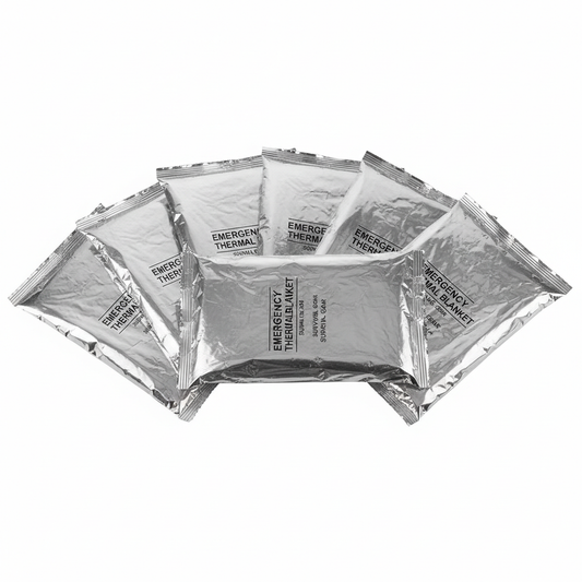 Emergency Mylar Survival Blanket Set 5pc