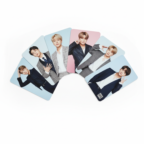 BTS Photocard Flat Lay
