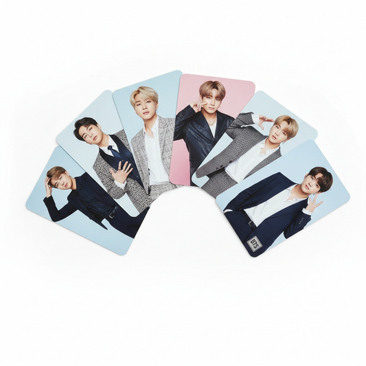 BTS Photocard Flat Lay