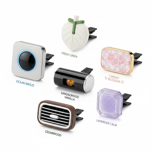 Car Air Freshener Vent Clip Set 4pc
