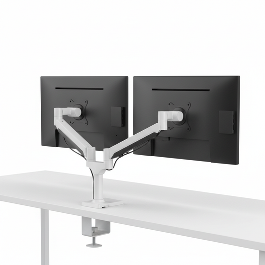 Dual Monitor Arm Stand Adjustable Full Articulation