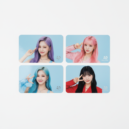Photocard Set Flat Lay