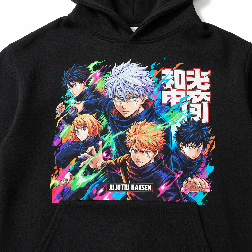 JJK Hoodie Detail